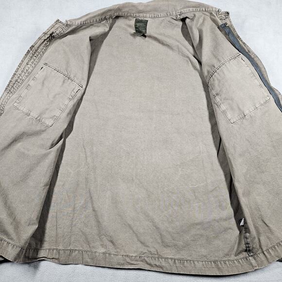 Lucky Brand Shacket Mens XL Outdoor & Utility Full Zip Military Fatigue Jacket - Picture 9 of 16